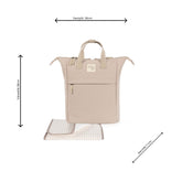 Walking Mum Eco Mum Bebek Bakım Sırt Çantası Apricot